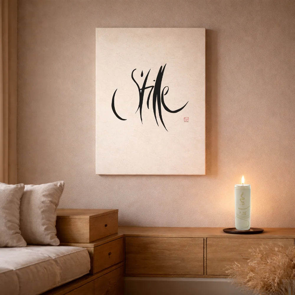 Luxus Leinwanddruck „Stille“ – Sign by Jwala®, exklusive Deko, liebevoll gefertigt, Einzelstück aus Tirol