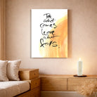 Take what comes. Leave what falls Leinwand – Exklusive englische Wandbilder mit inspirierender Botschaft online kaufen | SignShop Tirol
