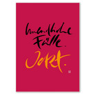 Luxus Leinwanddruck „Unendliche Fülle. Jetzt.“ – Sign by Jwala® mit Fingerzeige Karte, exklusive Deko, liebevoll gefertigt, Einzelstück aus Tirol
