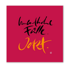Premium Wandbild „Unendliche Fülle. Jetzt.“ – Sign by Jwala® Originaldruck mit Fingerzeige Karte, hochwertige Leinwand, spirituelle Kunst, Unikat aus Tirol