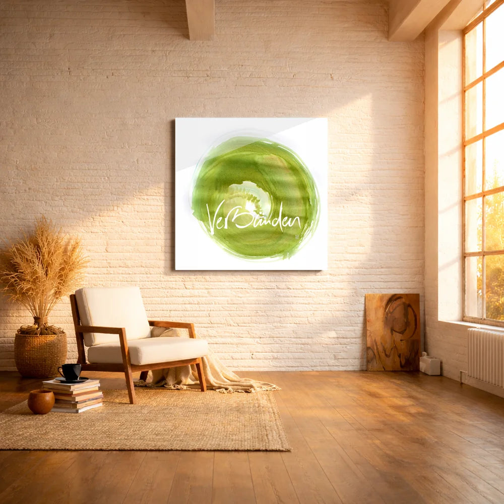 Exklusive Leinwand für Paare „Verbünden“ mit WIR Karte – Originaldruck von Sign by Jwala®, handgefertigte Wandkunst aus Tirol, Limited Edition, einzigartiges Geschenk für Beziehung und Zusammenhalt