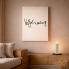 Handgemachtes Leinwandbild „Versöhnung“ – Originaldruck, Sign by Jwala®, inspirierende Wanddekoration, limitiertes Kunstwerk, wertvolles Geschenk für Harmonie