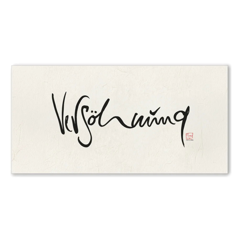Inspirierendes Leinwandbild „Versöhnung“ – Sign by Jwala® Original, Limited Edition, hochwertige Kunst aus Tirol, Motivation für innere Ruhe und Verbundenheit