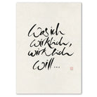 Luxus Leinwanddruck „Was ich wirklich, wirklich will…“ – Sign by Jwala®, exklusive Deko, liebevoll gefertigt, Einzelstück aus Tirol, Premium-Kunst für Selbstverwirklichung