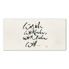 Premium Wandbild „Was ich wirklich, wirklich will…“ – Sign by Jwala® Originaldruck, hochwertige Leinwand, spirituelle Kunst, Unikat aus Tirol, exklusives Wohnaccessoire