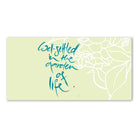 Well settled in the garden of life Wandbild – Limitierte englische Leinwand mit positiver Energie online kaufen | SignShop Tirol
