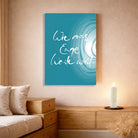 Handgemachtes Leinwandbild „Wie aus Enge Weite wird“ mit WIR Karte – Originaldruck, Sign by Jwala®, inspirierende Wanddekoration, limitiertes Kunstwerk, wertvolles Geschenk für Partnerschaft und Wachstum