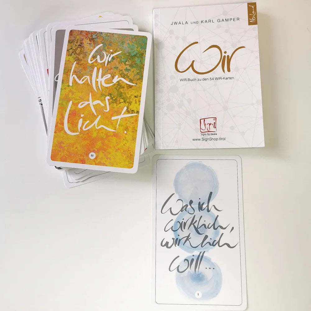 WIR-Karten-Set online kaufen – exklusive Partnerschaftskarten für mehr Zusammenhalt, sicher im SignShop Tirol bestellen