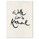 Inspirierendes Leinwandbild „Wolle was komme“ – Sign by Jwala® Original, Limited Edition, hochwertige Kunst aus Tirol, Motivation für Resilienz und Lebensfreude
