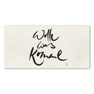 Premium Wandbild „Wolle was komme“ – Sign by Jwala® Originaldruck, hochwertige Leinwand, spirituelle Kunst, Unikat aus Tirol, exklusives Wohnaccessoire