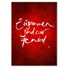 Premium Wandbild „Zusammen sind wir genial“ für Paare – Sign by Jwala® Originaldruck, hochwertige Leinwand mit WIR Karte, spirituelle Kunst, Unikat aus Tirol, exklusives Wohnaccessoire für Partnerschaft
