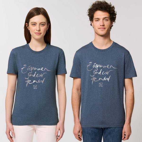 T-Shirt Unisex "Zusammen sind wir genial"